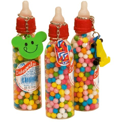 Baby bottles with toy