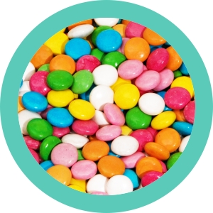 Colorful lentils